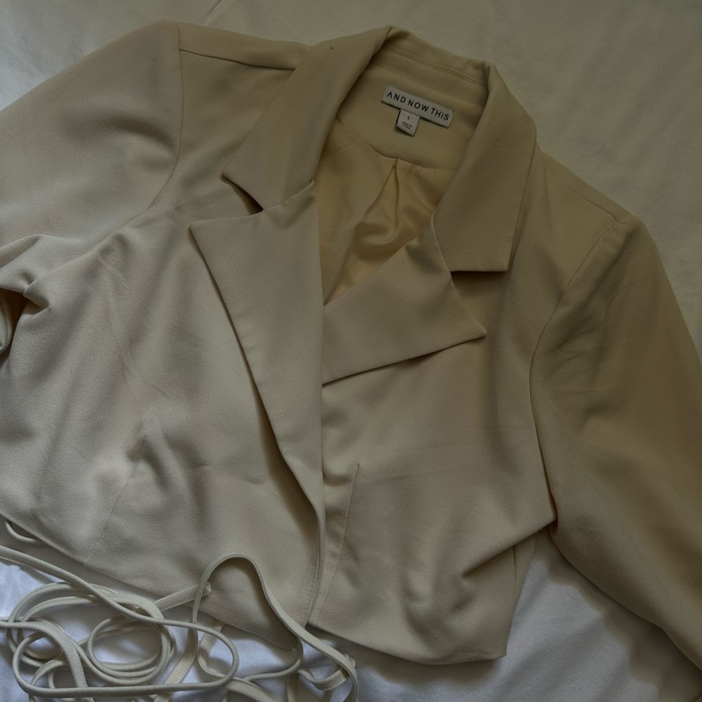 And Now This Cropped Blazer